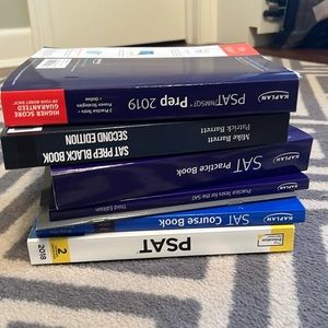 7 SAT and PSAT books each work ~$50